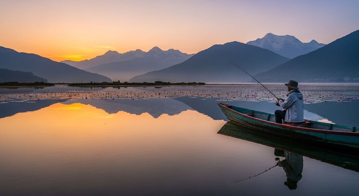 Fishing in Nepal